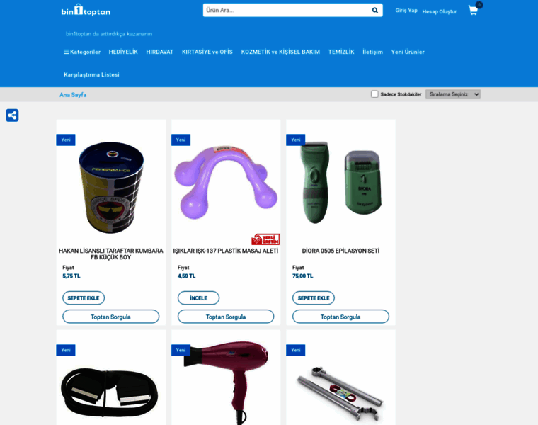 Binbirtoptan.com thumbnail
