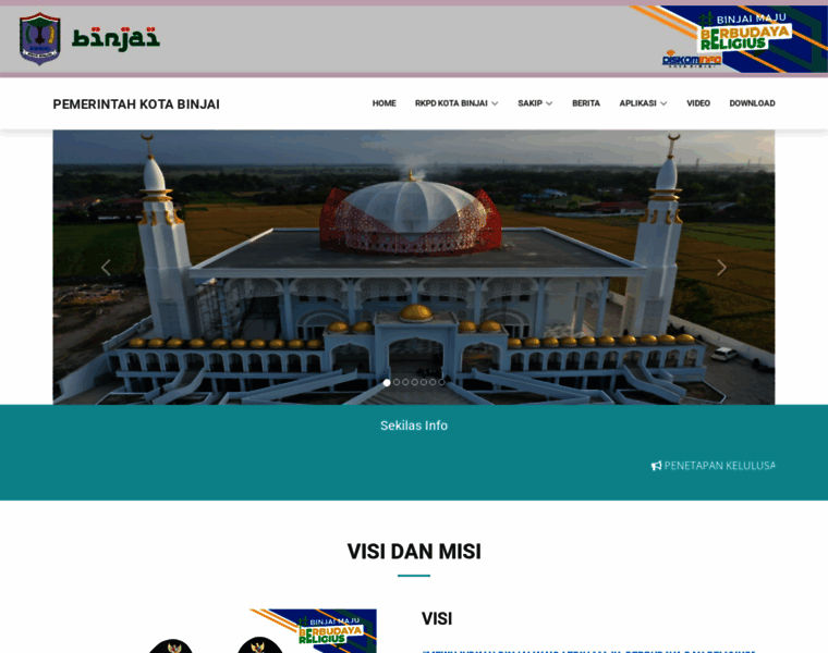 Binjaikota.go.id thumbnail