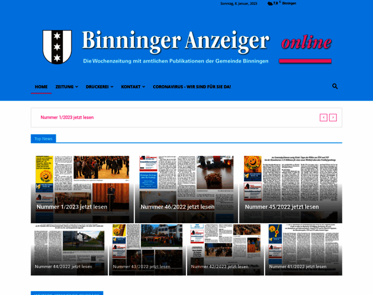 Binningeranzeiger.ch thumbnail