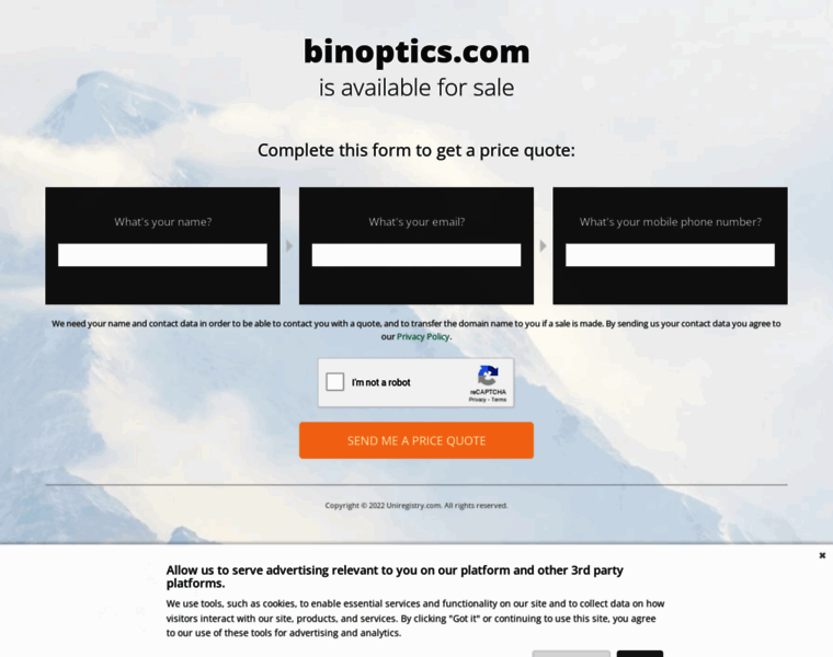 Binoptics.com thumbnail