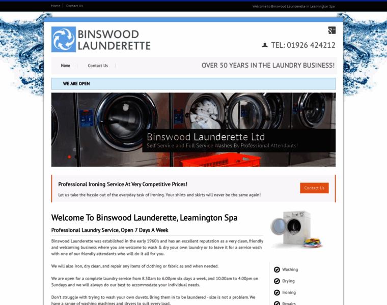 Binswoodlaunderette.co.uk thumbnail