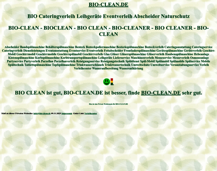 Bio-clean.de thumbnail