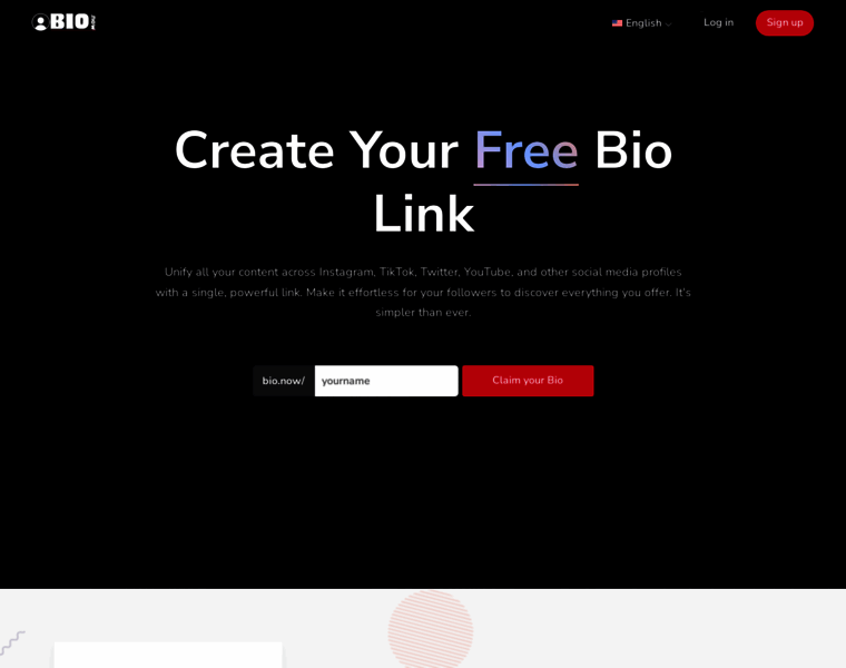 bio.now at WI. Your Link in Bio Tool for Social Media | Bio.now