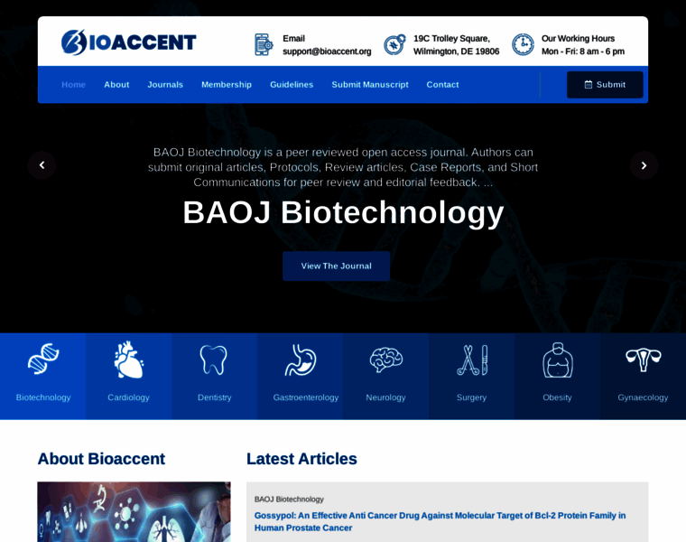 Bioaccent.org thumbnail
