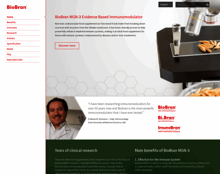 Biobran.org thumbnail Biobran.org thumbnail