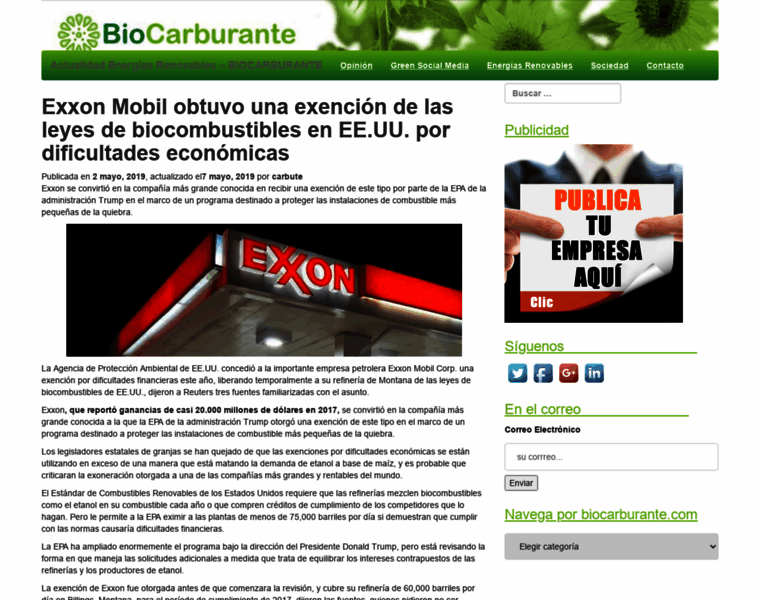 Biocarburante.com thumbnail