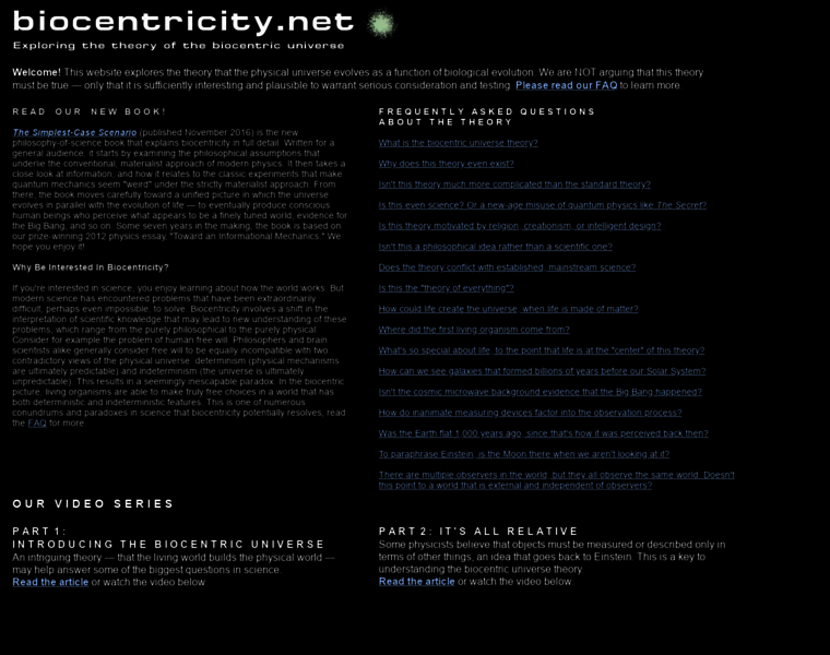 Biocentricity.net thumbnail