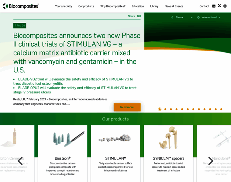 Biocomposites.com thumbnail