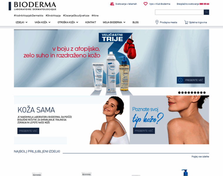 Bioderma.si thumbnail