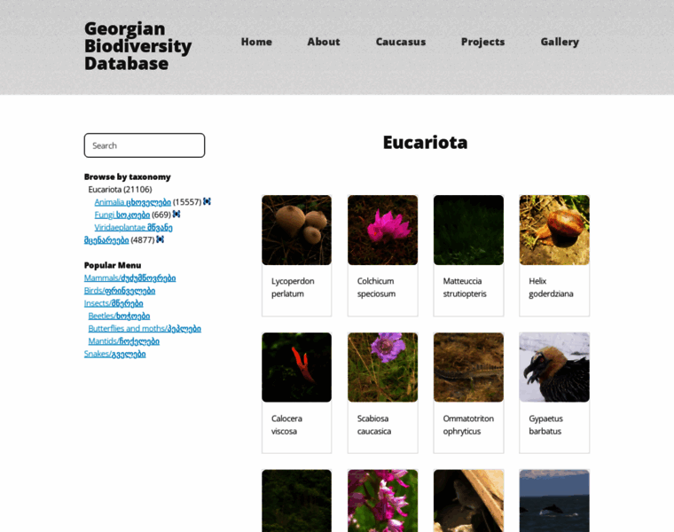 Biodiversity-georgia.net thumbnail
