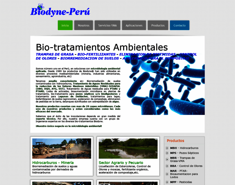 Biodyne-peru.com thumbnail