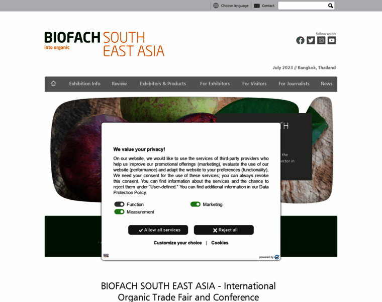 Biofach-southeastasia.com thumbnail