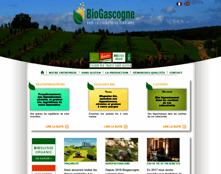 Biogascogne.com thumbnail