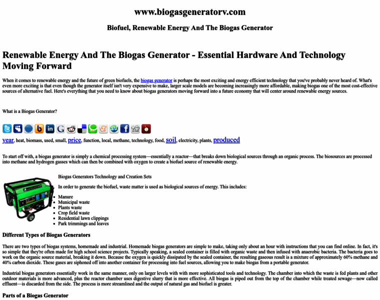 Biogasgeneratorv.com thumbnail