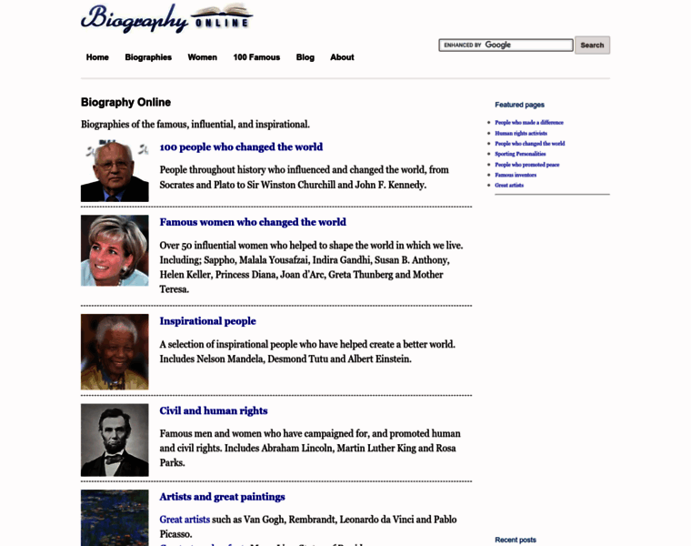Biographyonline.net thumbnail