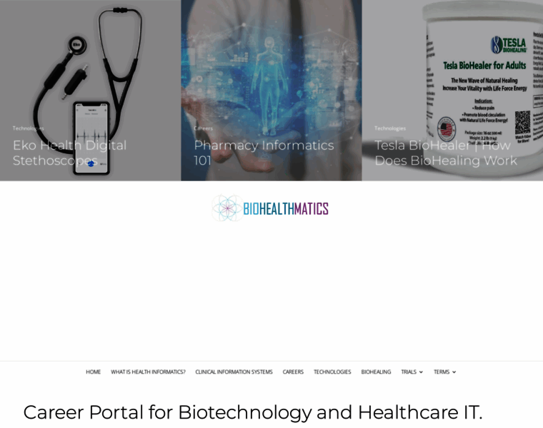 Biohealthmatics.com thumbnail