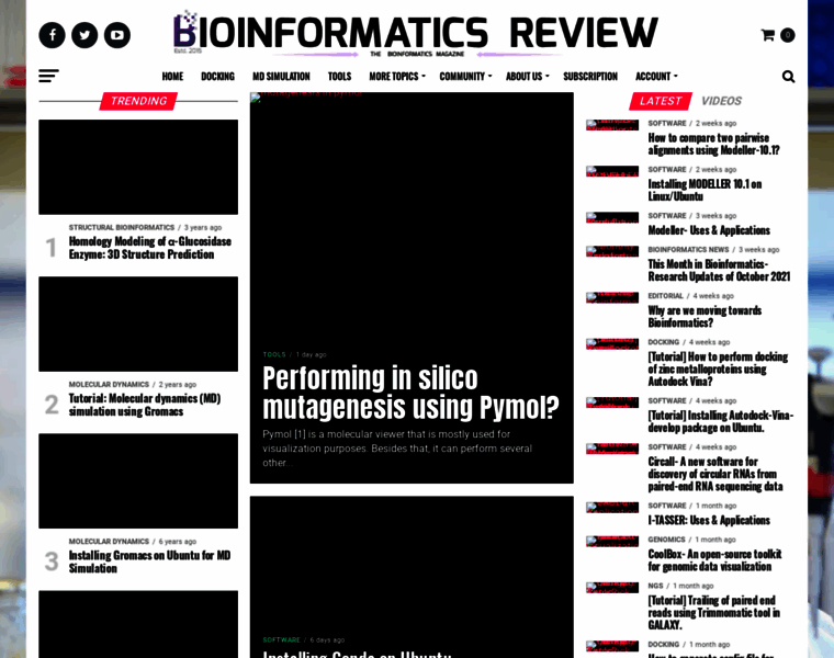 Bioinformaticsreview.com thumbnail