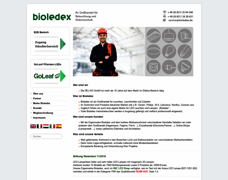 Bioledex.de thumbnail