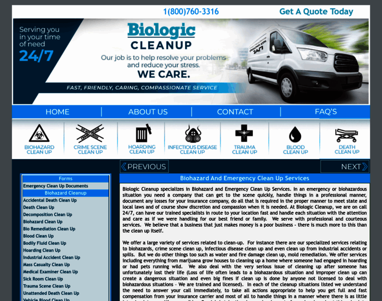 Biologiccleanup.com thumbnail