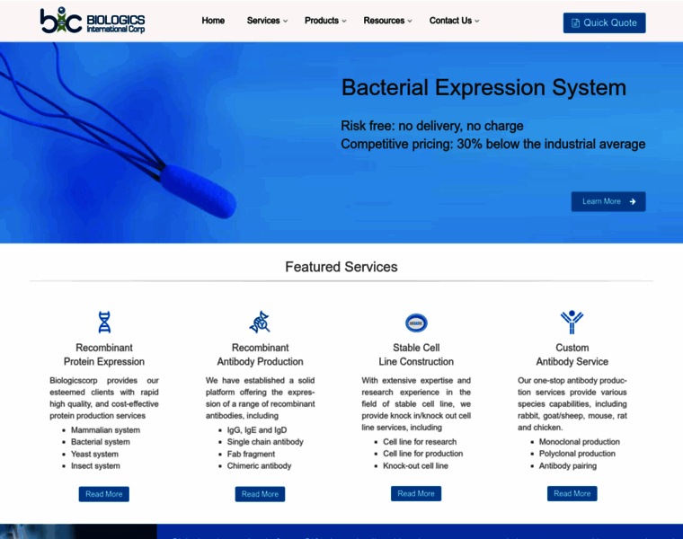 Biologicscorp.com thumbnail