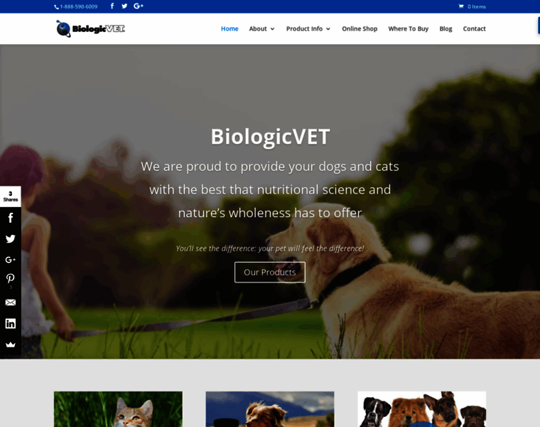 Biologicvet.ca thumbnail