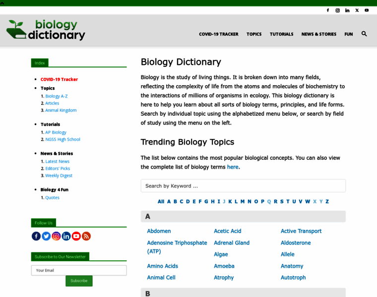 Biologydictionary.net thumbnail
