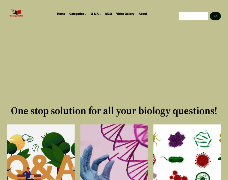 Biologynotes.site thumbnail