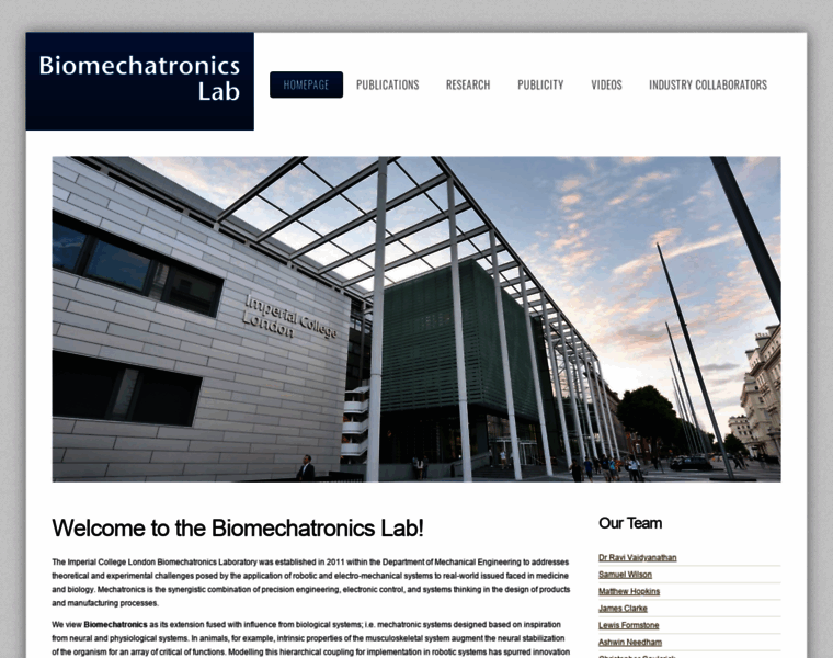 Biomechatronicslab.co.uk thumbnail