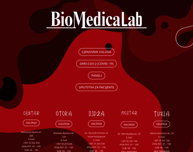 Biomedicalab.ba thumbnail