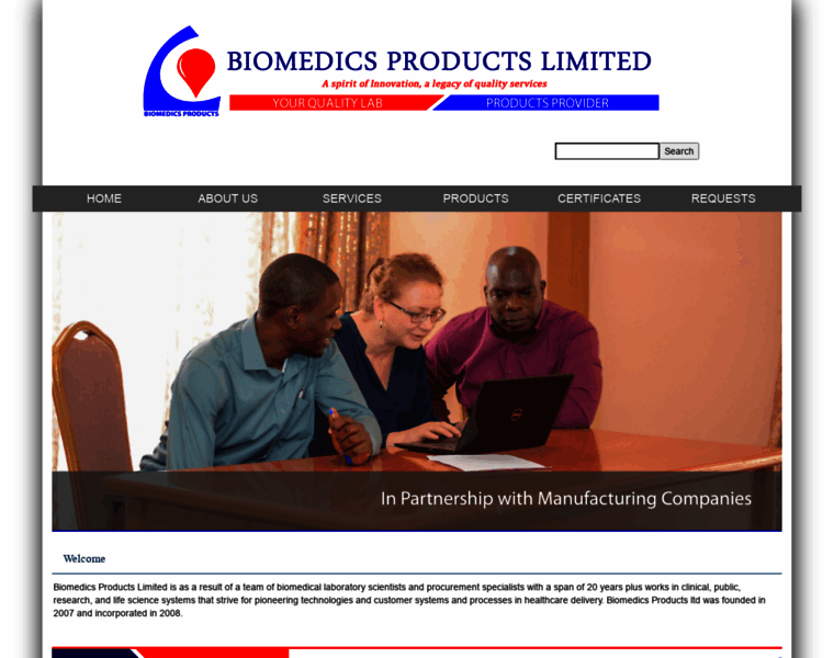 Biomedicsproducts.com thumbnail