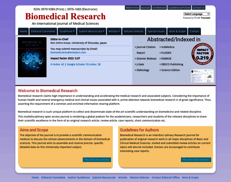 Biomedres.info thumbnail