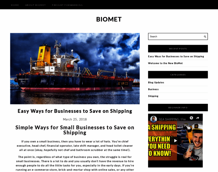 Biomet.org thumbnail