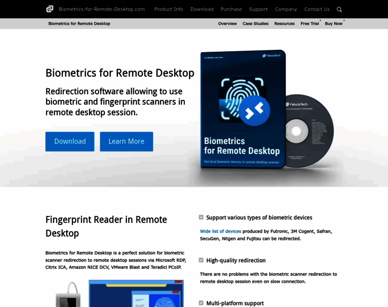 Biometrics-for-remote-desktop.com thumbnail