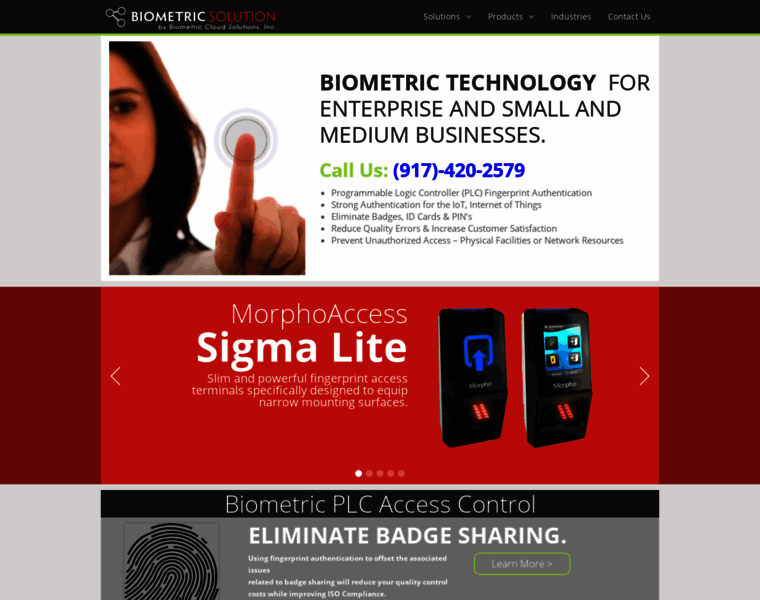 Biometricsolution.com thumbnail