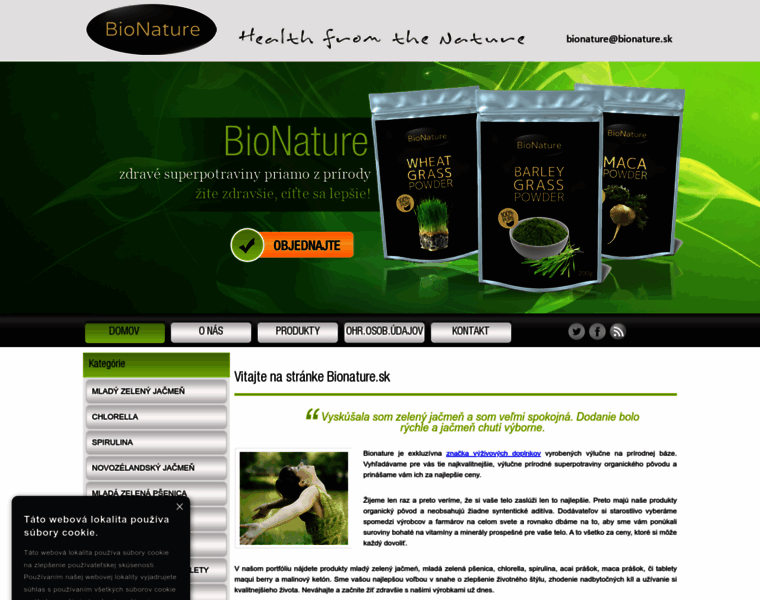 Bionature.sk thumbnail