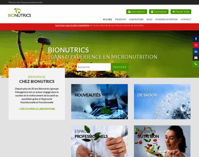 Bionutrics.be thumbnail