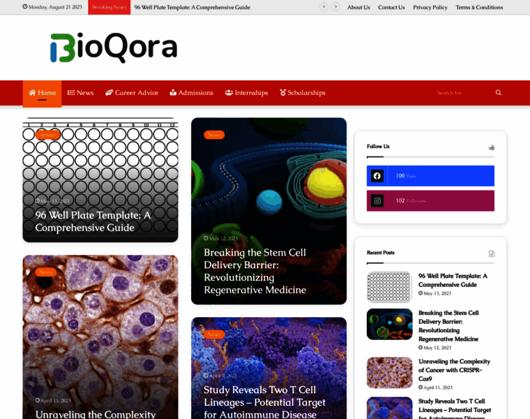 Bioqora.com thumbnail