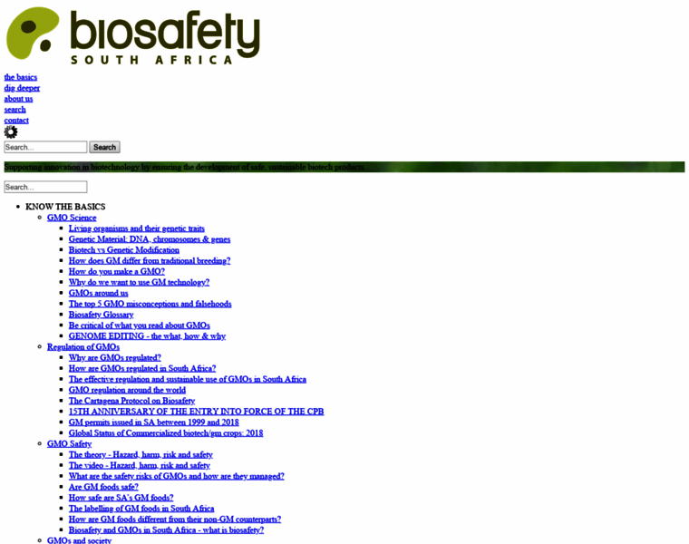 Biosafety.org.za thumbnail