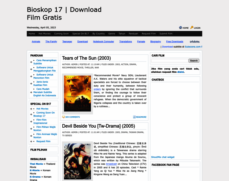 Bioskop17.blogspot.com thumbnail