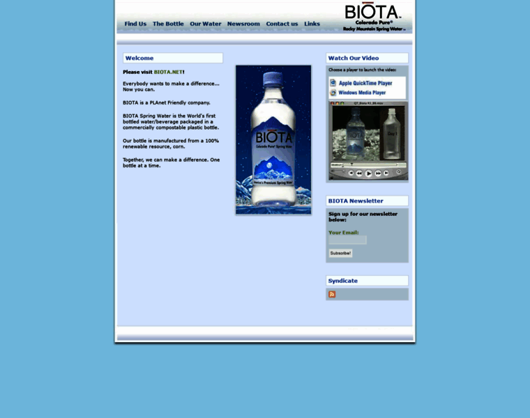 Biotaspringwater.com thumbnail