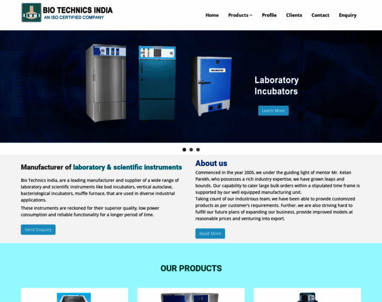 Biotechlabequipments.com thumbnail
