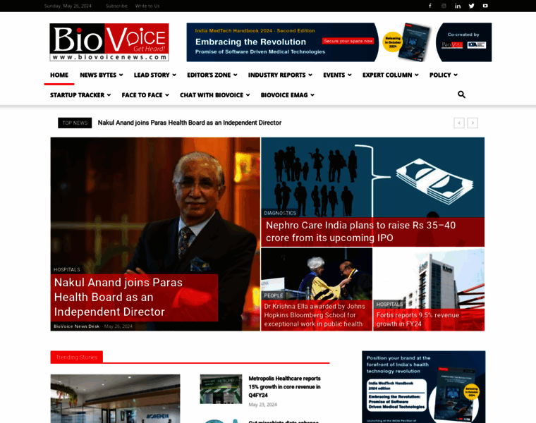 Biovoicenews.com thumbnail