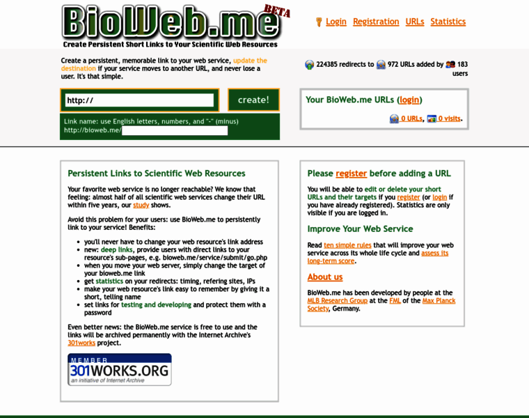 Bioweb.me thumbnail