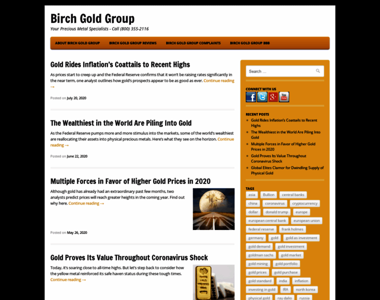Birchgold.net thumbnail