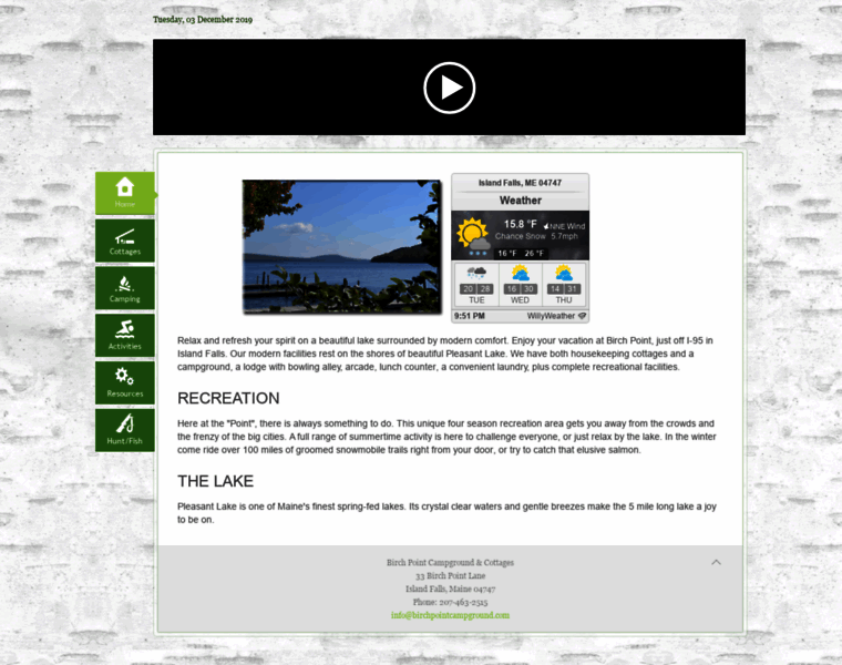 Birchpointcampground.com thumbnail