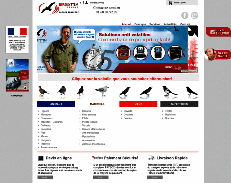 Bird-system-france.com thumbnail