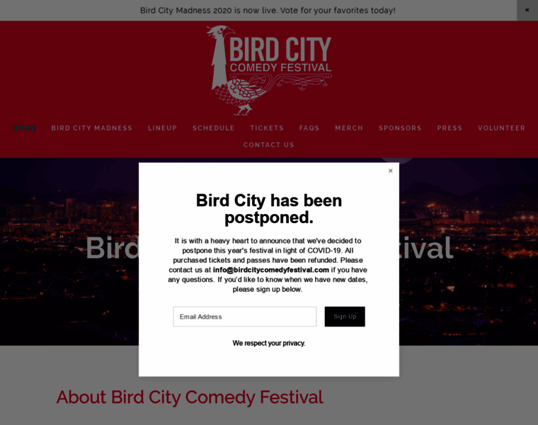 Birdcitycomedyfestival.com thumbnail