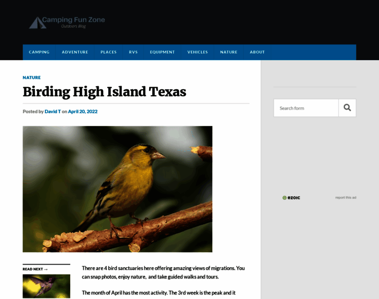 Birdinghighisland.com thumbnail