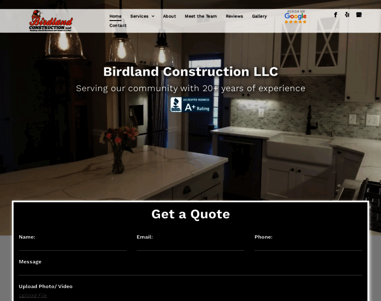 Birdlandconstruction.com thumbnail