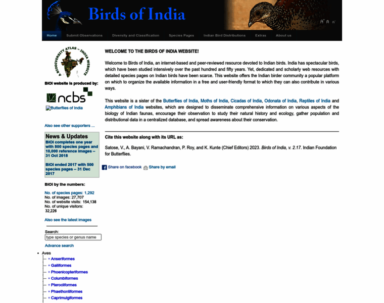 Birdsofindia.org thumbnail